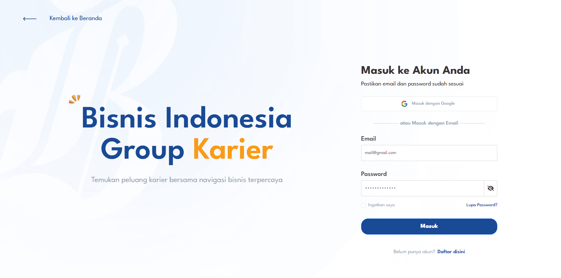 Karier Bisnis Indonesia