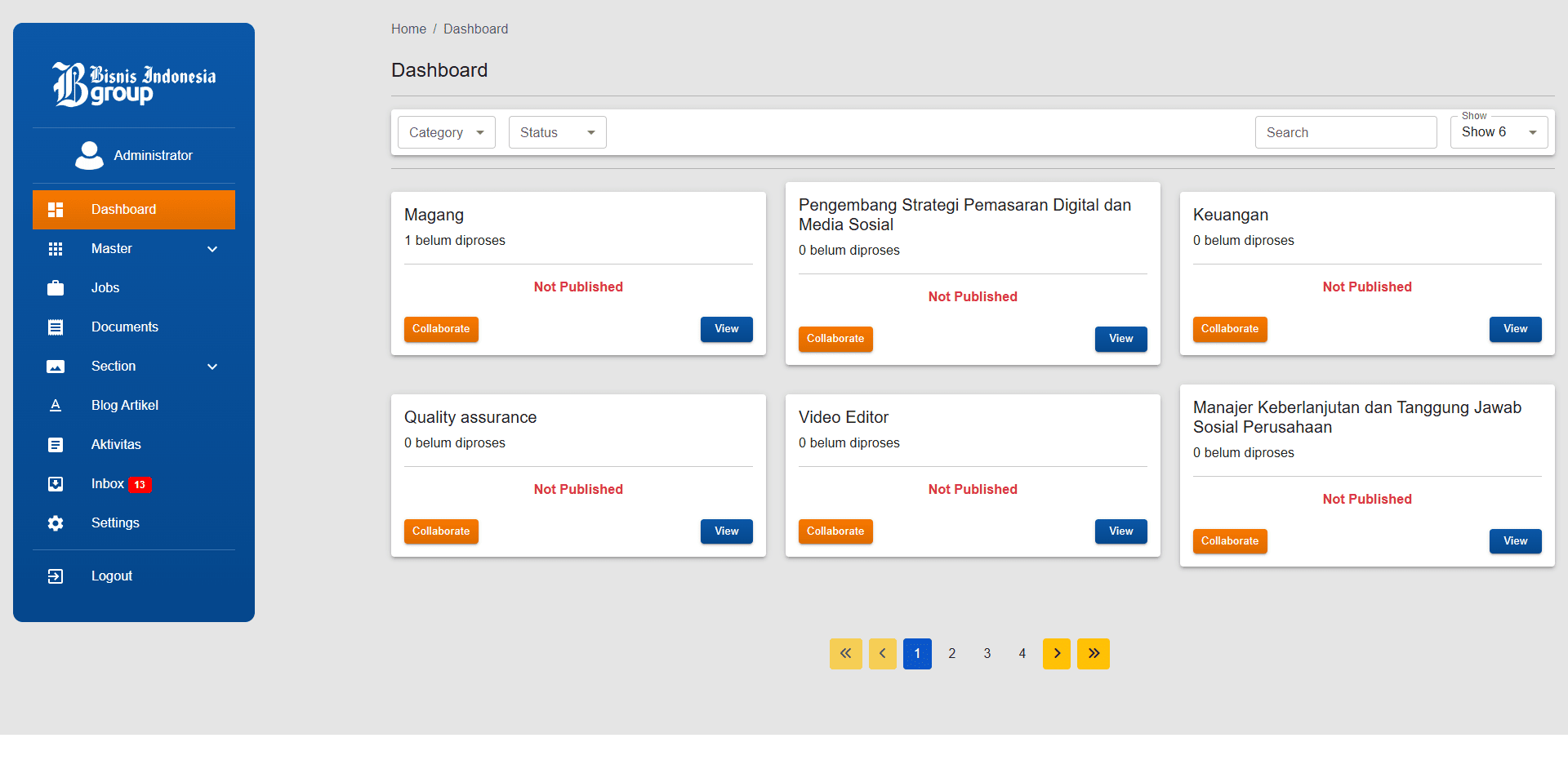 Karier Bisnis Indonesia